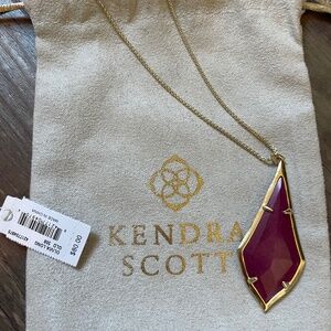 Kendra Scott Pink Pendant Necklace